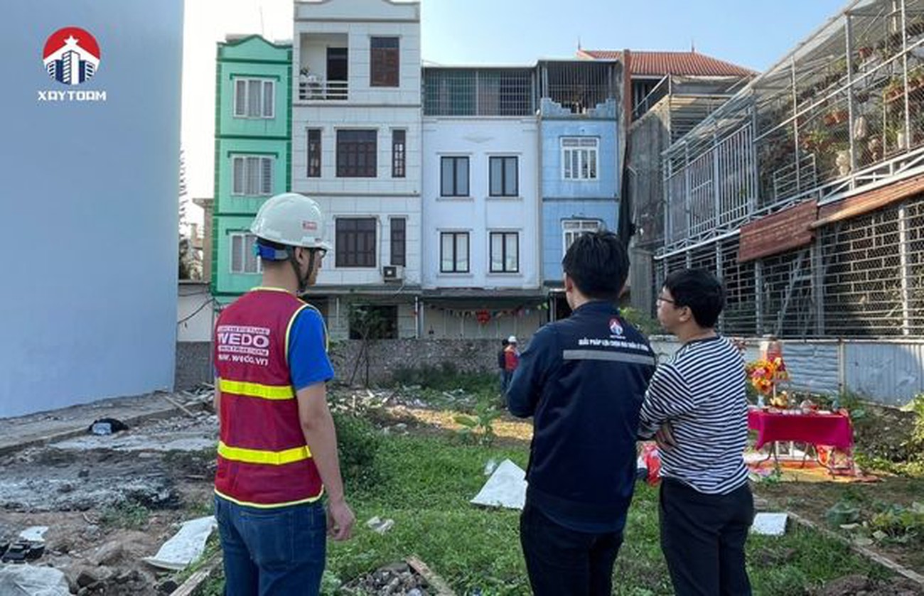 Sự kiện khởi công xây dựng của chủ nhà đã kết nối thành công tại Long Biên, Hà Nội