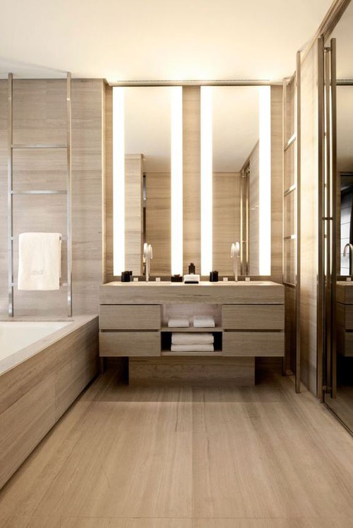 Thiết kế phòng tắm theo phong cách khách sạn- Tại sao không?