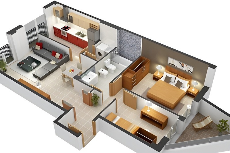 Đo đạc kích thước bản vẽ kỹ thuật và hiện trạng công trình xem đã đúng tỷ lệ chưa, giúp cho việc lựa chọn và sắp xếp các đồ nội thất được dễ dàng và hiệu quả hơn
