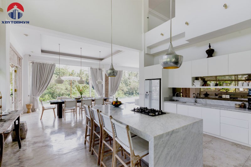 ph&ograve;ng bếp biệt thự