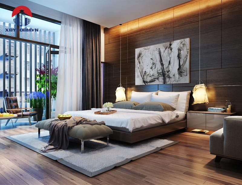 thiết kế nội thất ph&ograve;ng ngủ